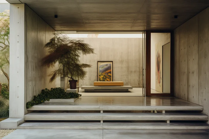 LuxOne Homes Luxury Home Entrance